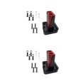 thumbnail image 3 of Wweixi Plug Mounting Panel 120A For Anderson Parts For Anderson Connectors Flush Mount Recessed Plate Socket Panel Functional Red 2Set, 3 of 6
