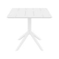 thumbnail image 5 of Compamia Paris Square Table 31 inch White, 5 of 6