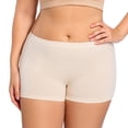 thumbnail image 2 of Xdegoge Slip Shorts for Women Under Dresses Plus Size Seamless Anti Chafing Boyshort Underwear Mid Rise Soft Stretch Panties Lounge Comfy Yoga Bike Shorts, 2 of 9