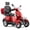 Red, variant on SKRT Electric Large 4 Wheel Mobility Scooters, Heavy Duty Wheelchair Device, 400 LBS Capacity for Seniors & Adults, Speed Adjust, Remote Key, Assembled In US, Receive Ready to Ride