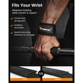 thumbnail image 4 of Atercel Pro Gym Reaper Lifting Straps, Black, 2.5mm Thick & Reinforced Stitching for Deadlifts & Pull-Ups, 4 of 8