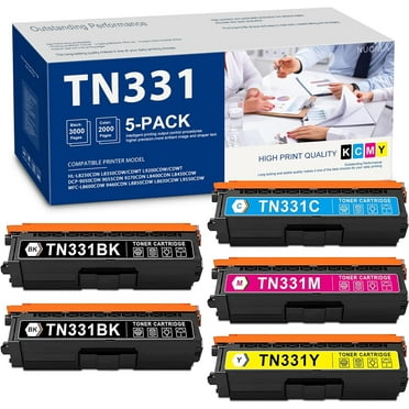 Brother Genuine TN331BK Black Toner Cartridge - High Yield 2,500 Pages, For HL-8350 Series Color Laser Printers 3 thumbnail image