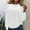 White, variant on Qulqfy women's Velvet tops Black Sequin Long Sleeve Sparkly Shirts Crew Neck Elegant Blouses Spring Tops for Women L