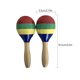 thumbnail image 2 of 1 par de maracas de madera Martillo de arena Rumba Shakers Sonajeros Arena, 2 of 6