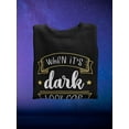 thumbnail image 3 of Look For The Stars Sweatshirt Women -Smartprints Designs, Female XX-Large, 3 of 4