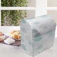 thumbnail image 4 of Grey Lounger Chair Bag, Nocturnal Ornamental Pattern of Cartoon Smiling Clouds Stars Moons, High Capacity Storage with Handle Container, Lounger Size, White Pearl Pale Blue, by Ambesonne, 4 of 5