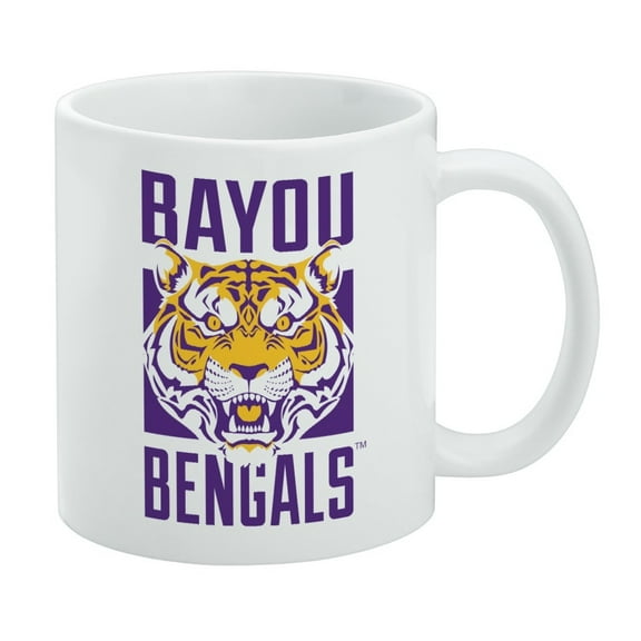 Bayou Bengals Fierce Tiger White Mug