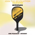 thumbnail image 5 of Pickleball Paddle Set Of 1, Wood Fiber Paddle, 2 Balls, Protective Cover (Yellow), 5 of 5