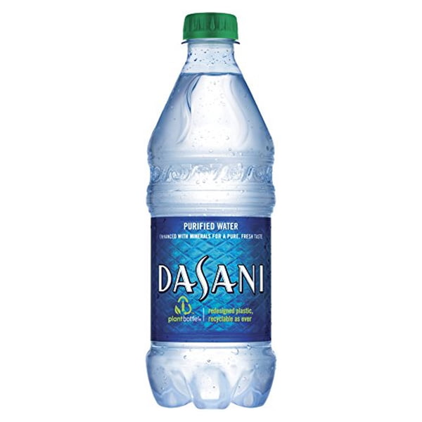 Dasani Purified Water 20 oz Plastic Bottles - Pack of 24 - Walmart.com