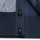 thumbnail image 3 of Chaqueta de Punto de Cuello en V de los Hombres, Abrigo Cálido con Ligero Estiramiento para el Otoño Y el Uso Casual Diario, Blusa en Capas de Moda, 3 of 5