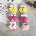 thumbnail image 6 of HOOUN Fashion Candy Color Earrings Jewelry Frosted Spray Paint Women Ear Studs -Light Blue, 6 of 9