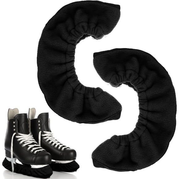 Ice Skate Blade Covers, Sports Blade Cover, Ice Skate Covers, Ice Skate Guards Protector for Hockey Skates, Figure Skate and Ice Skates, (Black)