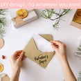 thumbnail image 6 of Bekayaa 30pcs Kraft Envelopes, 4.3 x 6.3 Inch, A4 Envelopes, Card Envelopes, Kraft Paper Envelopes, 6 of 7