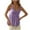 Purple, variant on ZQGJB Women's Summer Flowy Tank Tops Loose Fit Sleeveless Strap Ruffle V Neck Shirts Babydoll Tunic Tank Peplum Tops Purple M