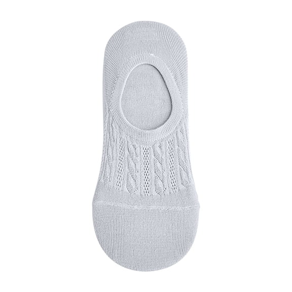 Womens Socks No Show Cotton Mesh Ventilated Non Slip Low Cut