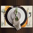 thumbnail image 5 of Sets de Table de l'Action de Grâce - Ensemble de 4 Sets de Table d'Automne Style Ferme Récolte 12x18 Pouces pour Cuisine Salle à Manger, 5 of 5