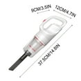 thumbnail image 2 of Hiroekza Portable Stick Vacuum Cleaner- 2 in 1 Mop/vacuum Household Vehicle-Mounted Wireless Vacuum Cleaner Large Suction Vacuum Cleaner Handheld Vacuum Cleaner, 2 of 9