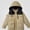 Khaki, variant on ITSAME Boys Hooded Parka Coat (3-12) Long Sleeve Mid Length Thermal Winter Outerwear with Flap Pockets Size 11