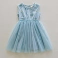 thumbnail image 3 of Hiijoy Little Girls Sleeveless Tutu Dress Embroidery Summer Casual Dress, Sizes 6M-6Y, 3 of 3