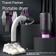 Prociv Portable Clothes Dryer, Portable Dryers for Apartment, RV, Travel, Dryer Machine Compact Dryer Machine for Small Clothes, Underwear, Baby Clothes, Hanging Dryer Machine with Timer Function