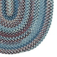 thumbnail image 4 of "Capel Rugs American Heritage Braided Oval Area Rug - Barn Blue - 2' x 4' - Traditional Indoor Rug for Living Room", 4 of 5