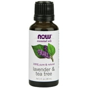 NOW Essential Oil, Lavender & Tea Tree, 1 Fl Oz