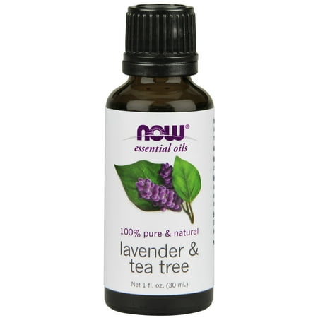 NOW Essential Oil, Lavender & Tea Tree, 1 Fl Oz