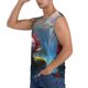 thumbnail image 3 of Fotbe Pond Cute Axolotl Men's Camiseta sin Mangas Estampada para Hombres, Playera Casual para Gimnasio, Entrenamiento, Playa-XX-Large, 3 of 7