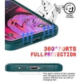 thumbnail image 7 of Diverbox Designed for iPhone 12 Pro Max Case with Screen Protector Camera Lens Cover Heavy Duty Shockproof Dropproof Cases for Apple iPhone 12 Pro Max (Dark Green), 7 of 7
