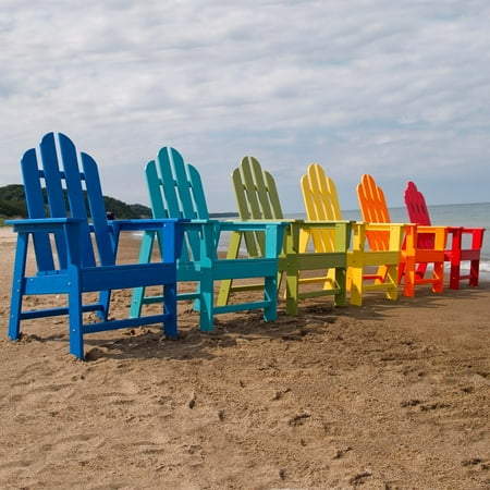 POLYWOOD® Long Island Recycled Eco-Friendly Plastic Adirondack (Best Plastic Adirondack Chairs)