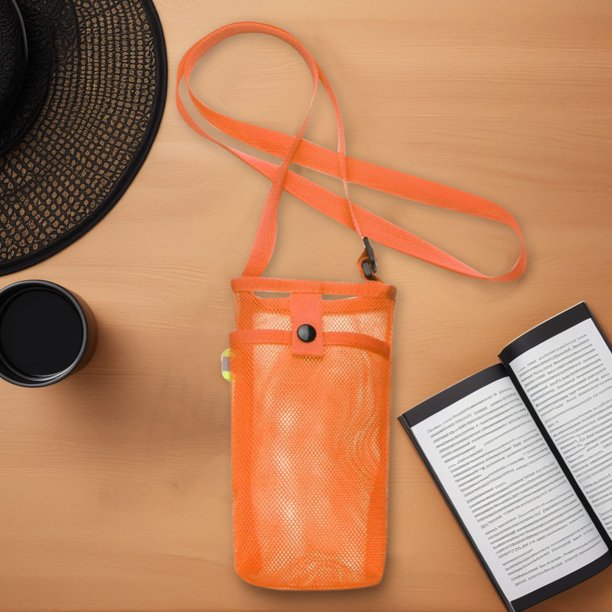 Botella Malla Con Bolsas Gimnasia Store Bottle Boot Bouch Sports (naranja)