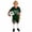 Dark Green, variant on Kids Mexico Soccer Jersey Set Short Sleeve T Shirt And Shorts Breathable Athletic Sports Outfit For Boys And Girls Football Game,Dark Green,140