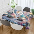 thumbnail image 5 of Qxltty Cute Christmas Gnomes Square Tablecloth 54×72in Thick Wrinkle Resistant Heat Proof Durable Table Cover for Dining Table, 5 of 9