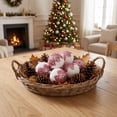 thumbnail image 2 of 12 Pcs Christmas Ball Ornaments Sequin Christmas Tree Decorations Hanging SnowBall for Xmas Tree Decor, 2 of 2