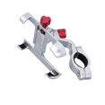 thumbnail image 3 of Soporte universal para teléfono para bicicleta, manillar para scooter, soporte giratorio de 360 ​​grados, abrazadera de aleación de aluminio para teléfono móvil, plateado Inevent EL5146-04B, 3 of 7