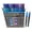 Blue-Purple, variant on Acrylic Paint Pens 22 Assorted Gray Pro Color Series Specialty Markers Set (0.7mm EXTRA FINE)