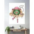 thumbnail image 2 of Cowgirl Green M&M Poster Wall Art, Modern Wall Decor For Living Room Bedroom, 12x18 UNFRAMED, 2 of 3