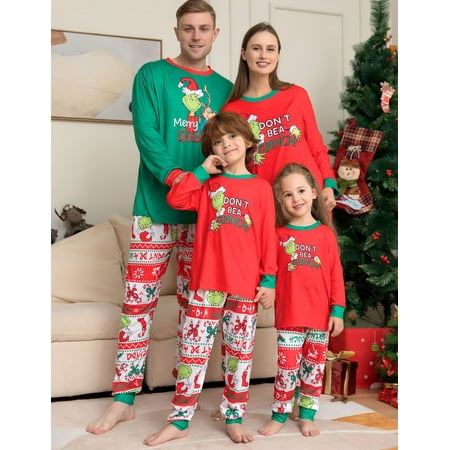 

Christmas Family Matching Christmas Pajamas Sets Dad Mom Kids Baby Christmas Pajamas Sleepwear Nightwear Homewear Outfits