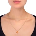 thumbnail image 2 of Enamel Earrings + Pendant Box Set for Women Gold Tone 17 Inch Chain + 2in Extender, 2 of 4