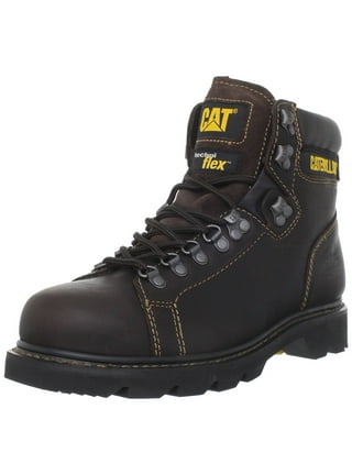 Men's Caterpillar Founder Waterproof TX Boot Black Waterproof Nubuck 12 M