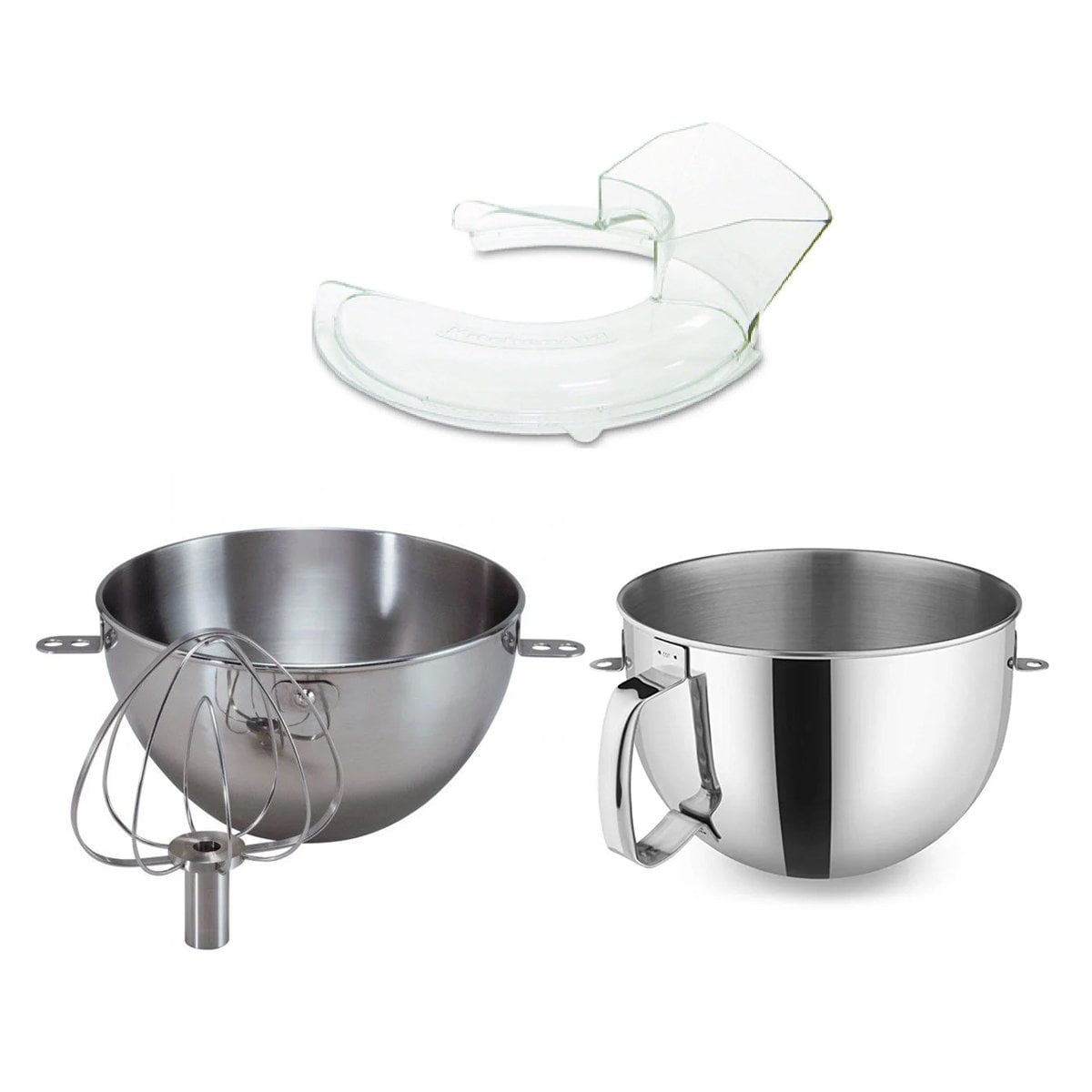 Stand Mixer Bowl Covers to Prevent Ingredients from Spilling, Fits Bowl-Lift  Models KV25G and KP26M1X (2 Pack)