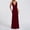 Wine, variant on NTACZA Womens Dresses Summer Wedding Guest Dresses Sleeveless Long Flowy Deep V-Neck Dressy Black L