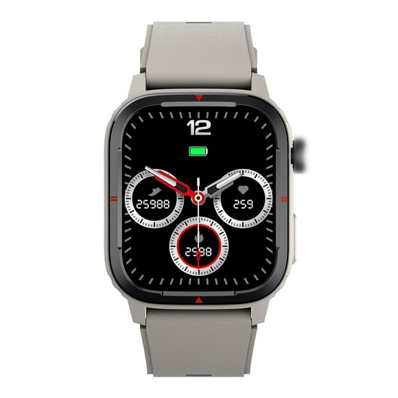 Q25 Smart Sports Watch 1.7'' Tft Full-Touch Screen Bt Call Body Temperature/Heart Rate/Sleep/ Multiple Sports Mode Message/Call Reminder Compatible With Android Ios