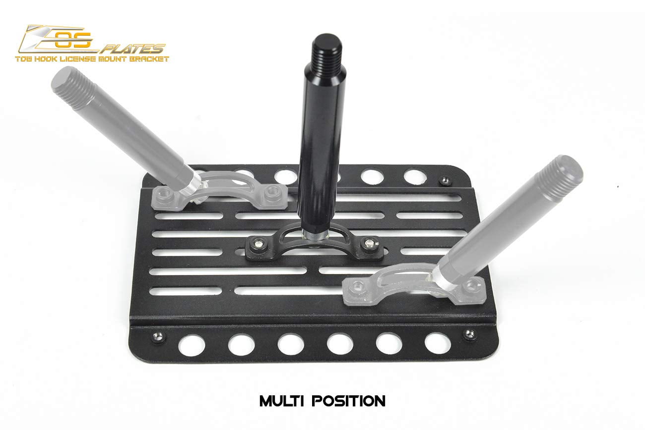 Extreme Online Store Front License Plate Bracket For 1999-2006 Mercedes CL-Class - Tow Hook Relocator, No Drill - View #4