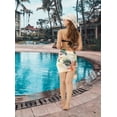 thumbnail image 2 of LA LEELA Women's Sarong Bikini Skirt Swimsuit Cover up Summer Wraps Bathing suit Swimwear Beach Wrap Skirts for Women One Size Varicolored, Floral, 2 of 5