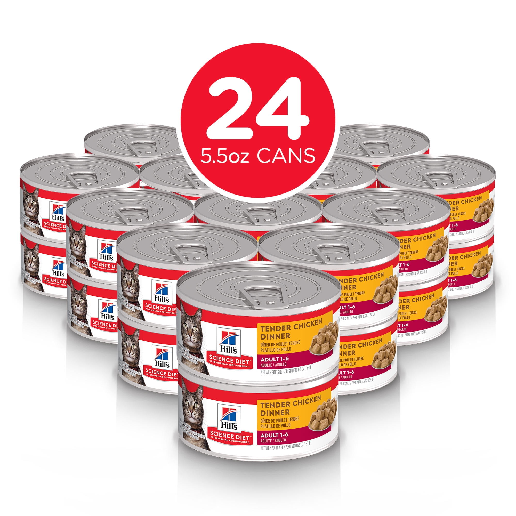 Hill s Science Diet Adult Canned Cat Food Tender Chicken Dinner 5 5 