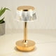 thumbnail image 4 of Lámparas de mesa de cristal acrílico, lámpara de decoración de luces de escritorio de mesita de noche USB para Dorado champagne, 4 of 9