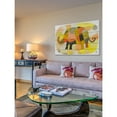 thumbnail image 4 of MARMONT HILL  - 'Elephant Colors' by Yolanta Gawlik Painting Print on White Wood - Multi-Color 18 x 12, 4 of 5