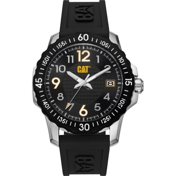 CAT Men's Downforce Stainless Steel Wristwatch, Black (AP.141.21.111)