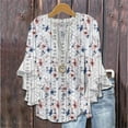 thumbnail image 2 of LiMoi Women's Blouse Women's Tops Plus Size Tunic 3/4 Length Sleeve Womens Tops Size Women's Blouses Casual My Items Gifts, 2 of 5